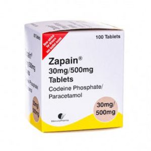 Buy zapain 30mg/500mg tabletės